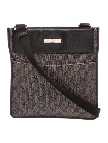 GG Denim Crossbody Bag