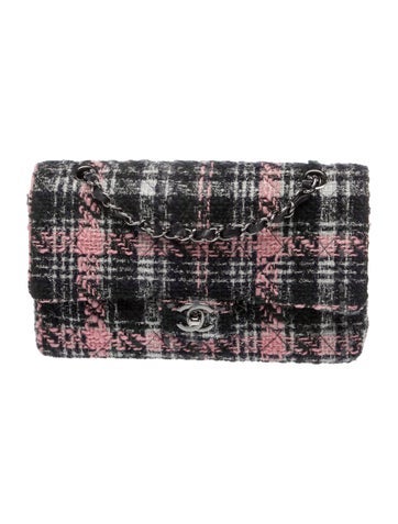 Classic Medium Tweed Double Flap Bag