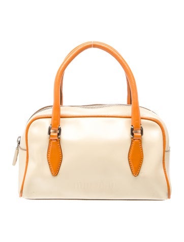 Leather Top Handle Bag Vintage