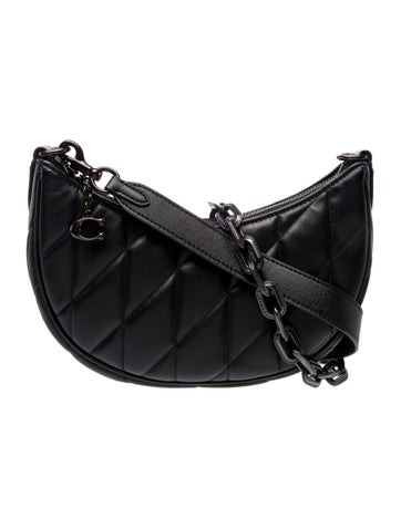 Leather Mira Shoulder Bag with Pillow Quilting Small