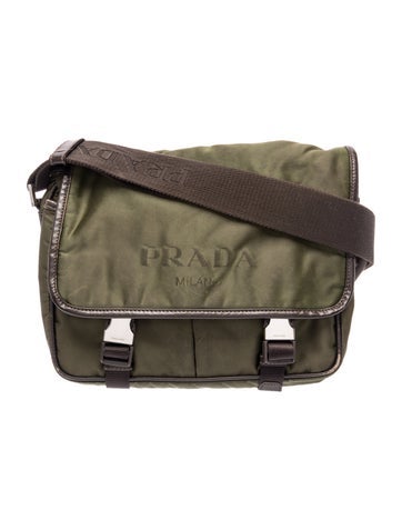 Tessuto Nylon Messenger Bag