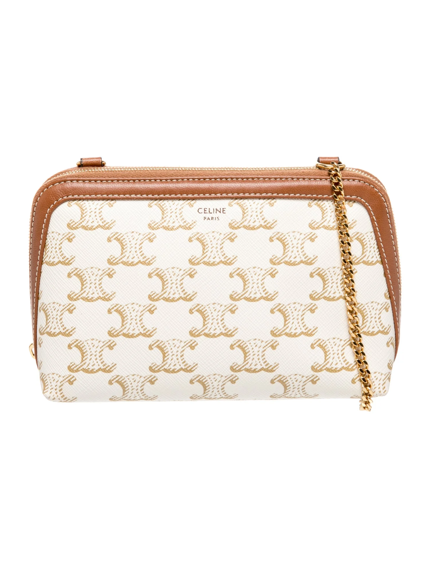 Triomphe Clutch on Chain