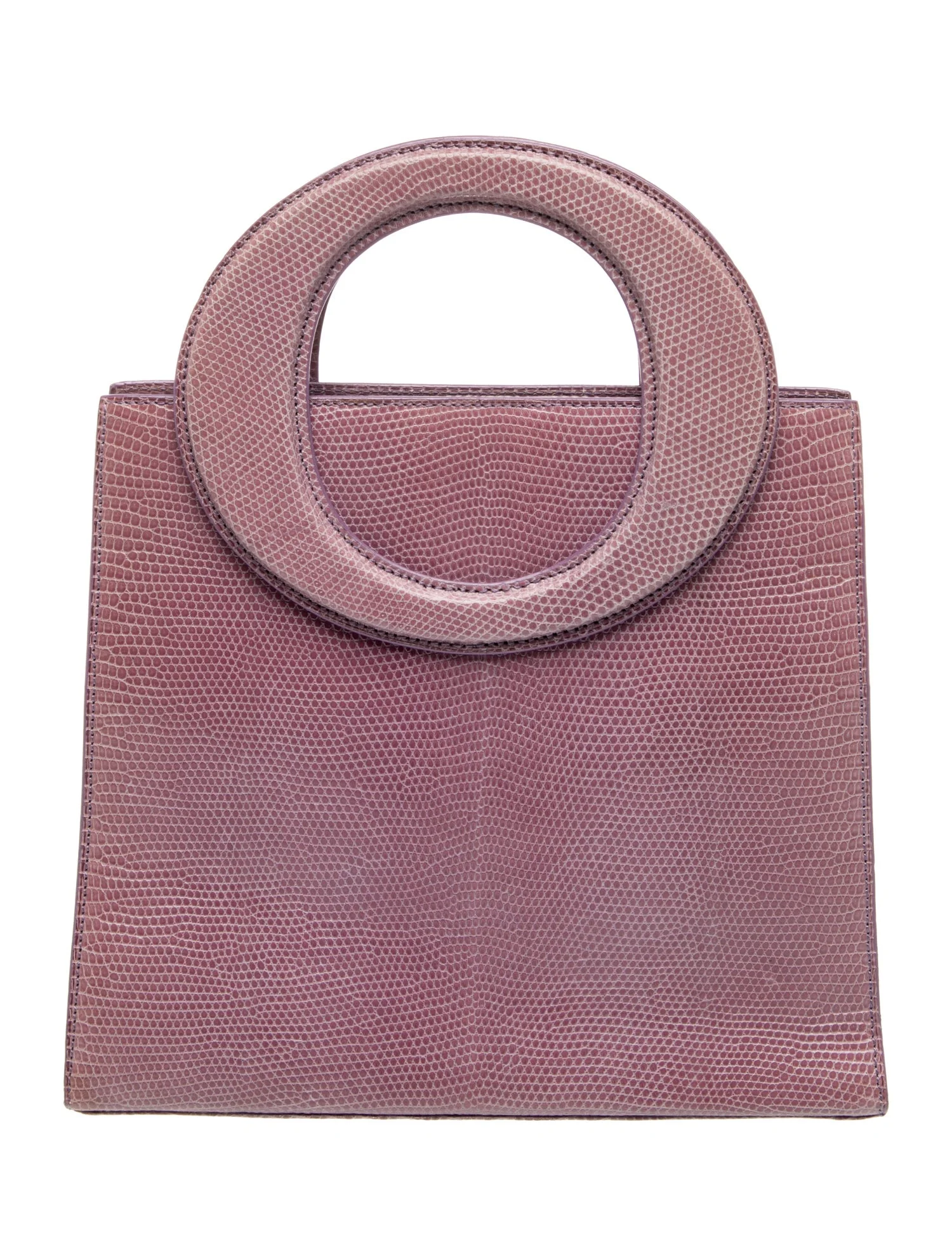 Lizard Top Handle Bag Vintage