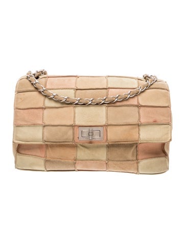 Suede Patchwork Reissue 225 Flap Bag