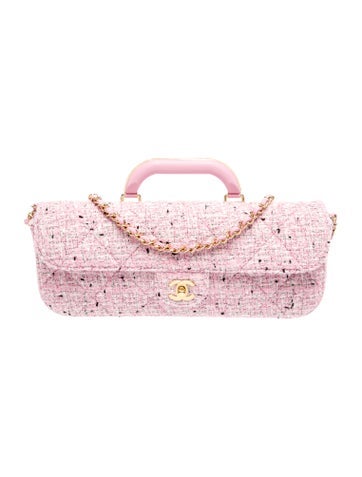 Large Top Handle Clutch w/ Chain w/Tags