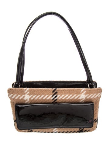 Dolce & Gabbana Tweed Plaid Baguette