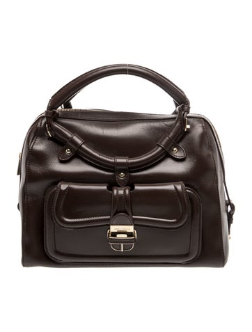 Leather Top Handle Bag