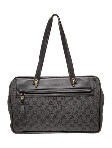 GG Denim Shoulder Bag