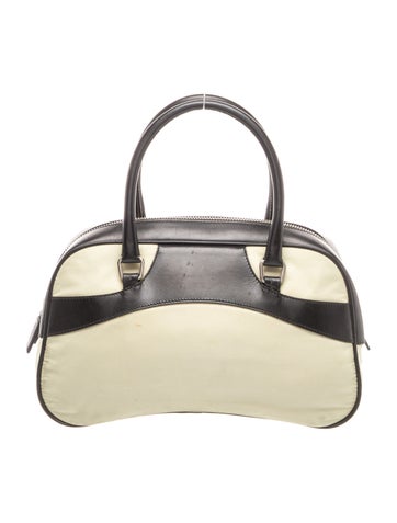 Tessuto Nylon Top Handle Bag