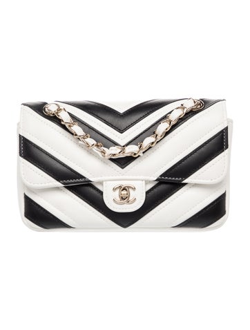 Mini Chevron Flap Bag