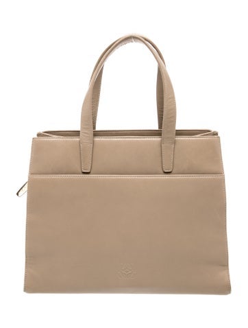 Leather Top Handle Bag