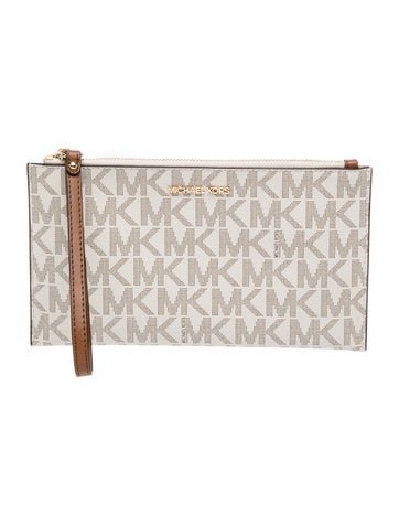 Saffiano Leather Clutch