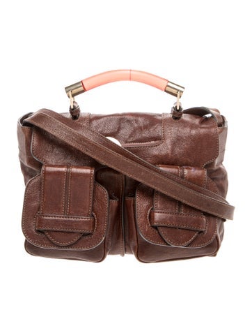 Leather Top Handle Bag Vintage