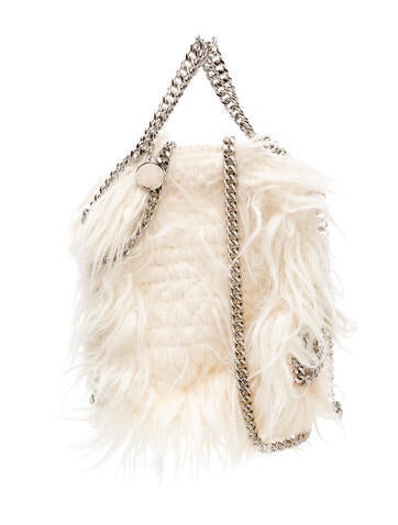 Faux Fur Top Handle Bag