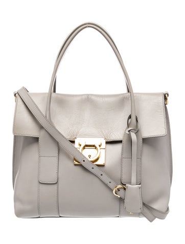 Leather Top Handle Bag