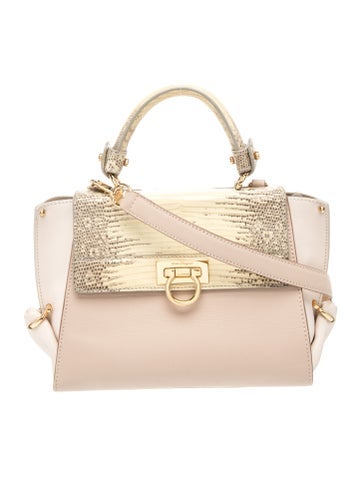 Leather Top Handle Bag