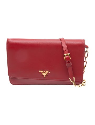 Saffiano Cuir Leather Shoulder Bag