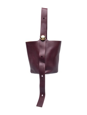 Leather Medium Leather Pebble Bucket Bag