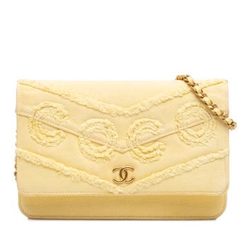 Denim Fringe Coco Wallet On Chain