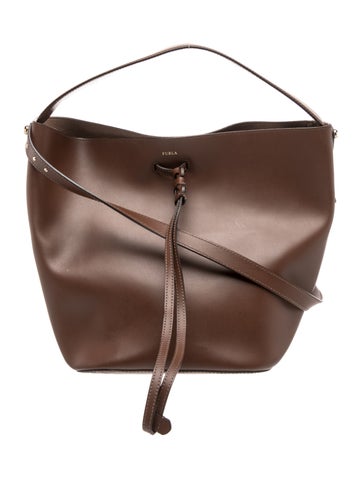 Leather Bucket Bag