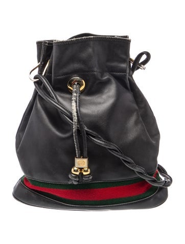 Leather Bucket Bag Vintage