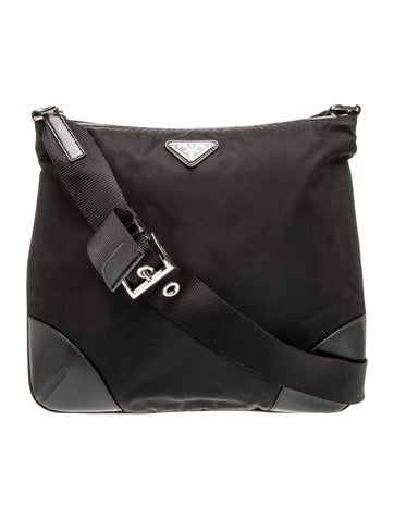 Tessuto Nylon Messenger Bag