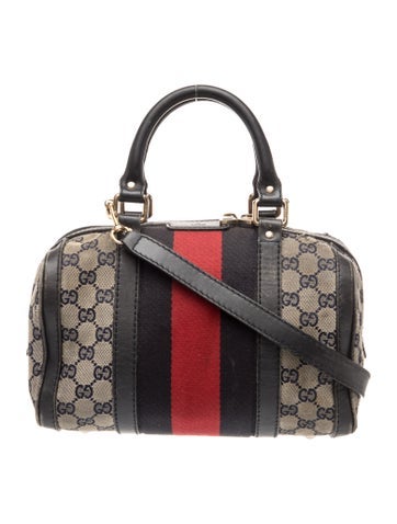GG Canvas Boston Small