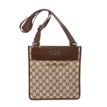 Canvas Flat Messenger Crossbody