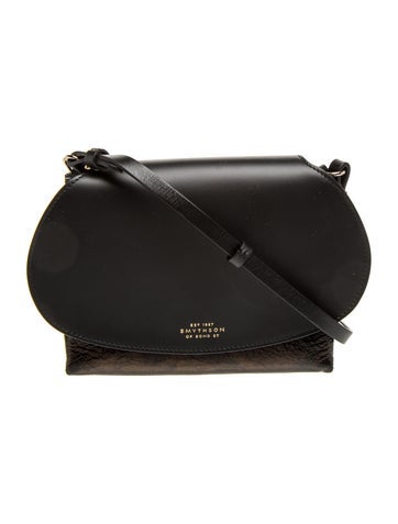 Smythson Leather Crossbody Bag