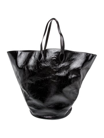 Khaite Patent Leather Large Osa Crinkle