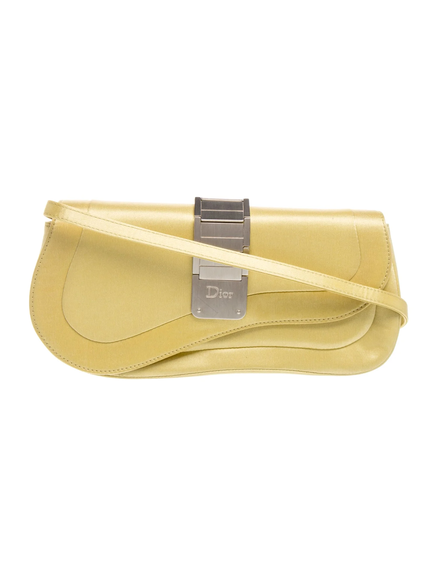 Satin Vintage Satin Saddle Bag