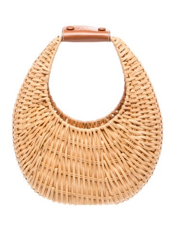 Wicker Top Handle Bag