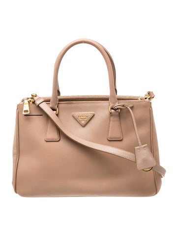 Saffiano Leather Galleria Double Zip