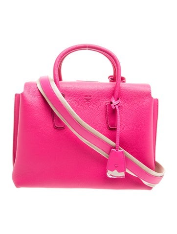 Leather Top Handle Bag