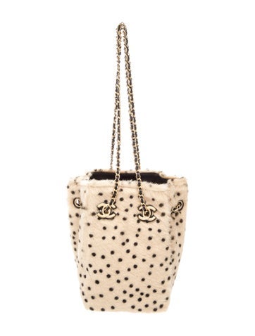 2026 Pony Hair Dalmatian Bucket Bag