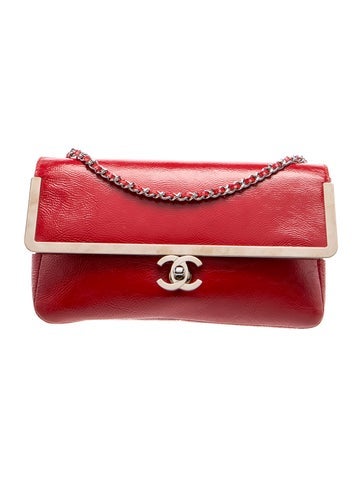 Small Patent Frame Single Flap Bag