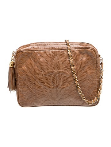 Lizard Tassel Camera Bag