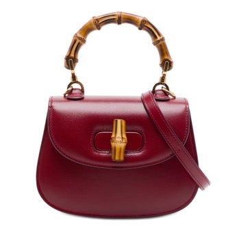 Mini Calfskin 1947 Bamboo Top Handle Bag