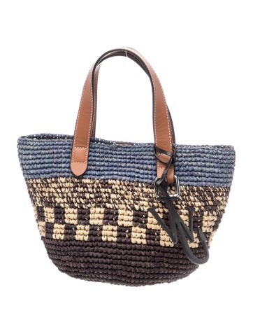 Straw Top Handle Bag