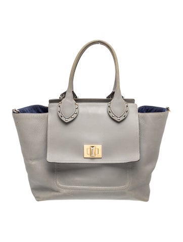 Leather Top Handle Bag