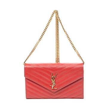 Leather Classic Cassandre Chain Wallet