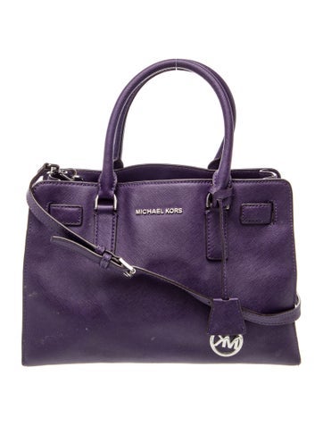 Saffiano Leather Top Handle Bag