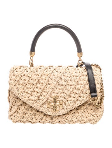 Raffia Top Handle Bag
