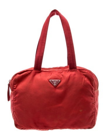Vela Nylon Top Handle Bag Vintage
