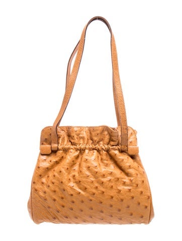 Ostrich Shoulder Bag Small Vintage