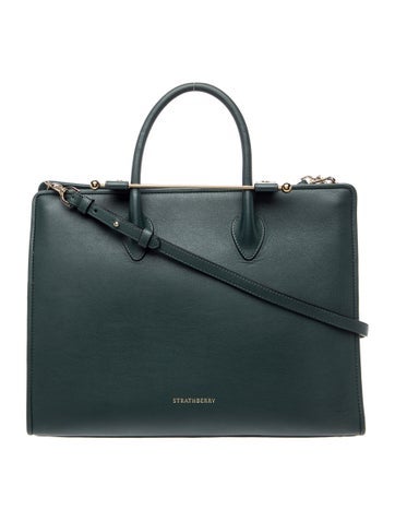 Strathberry Leather Top Handle Bag