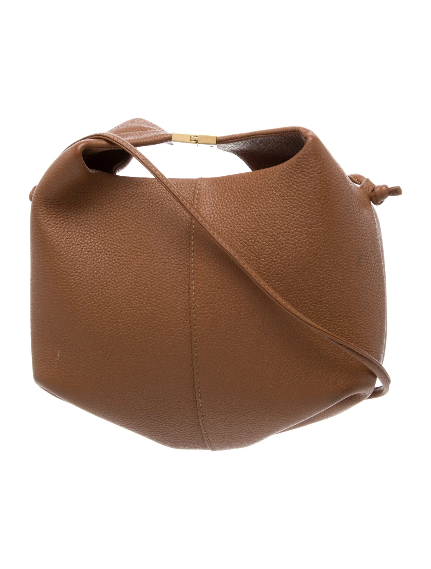 Polene Leather Shoulder Bag