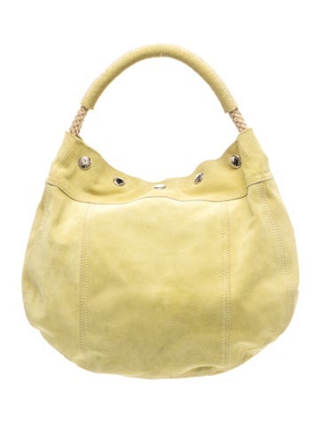 Suede Top Handle Bag