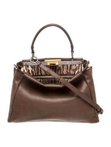 Leather Peekaboo Medium