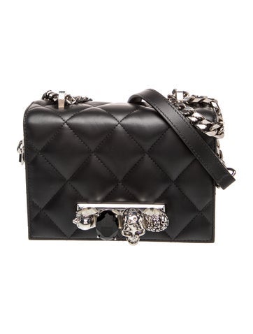 Alexander McQueen Quilted Top Handle Bag Small